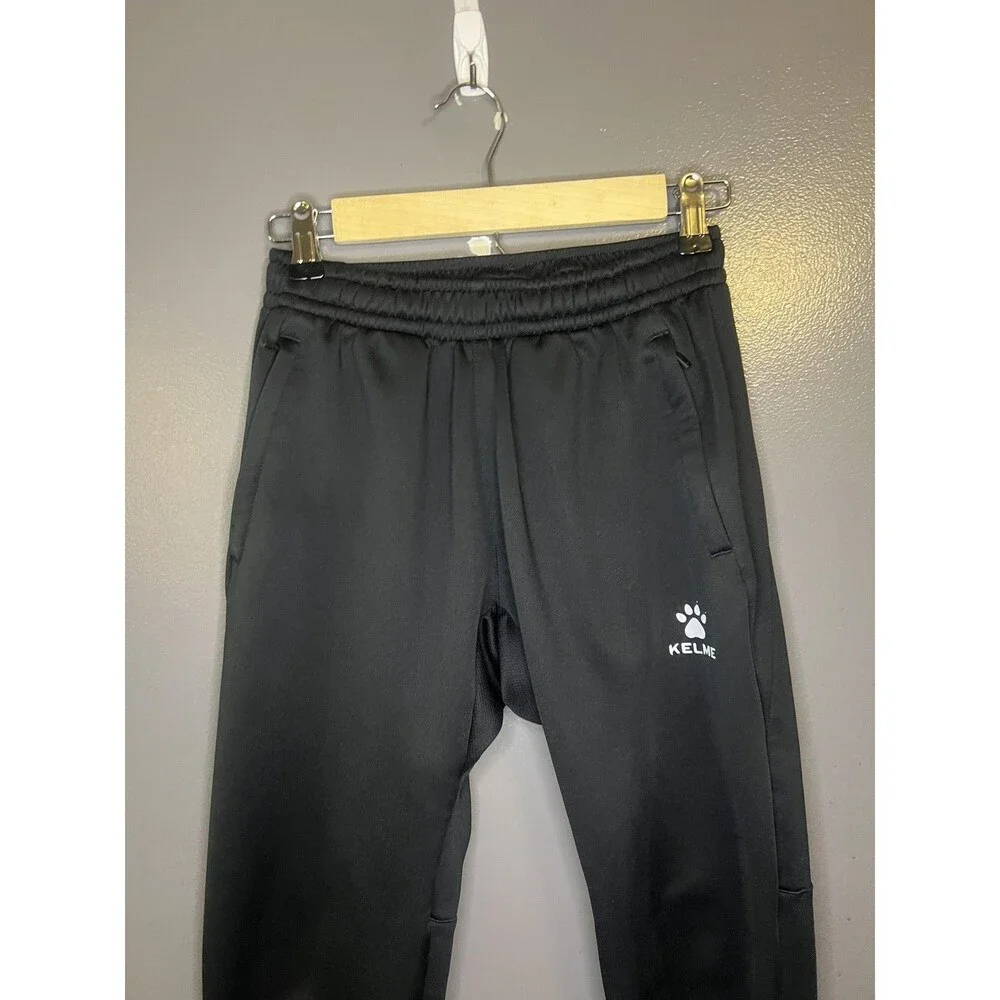 Kelme Track Pants Youth Size 10 Black K-AIR Athletic Soccer Training Pants